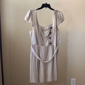 NWT Charlotte Russe Striped Work Dress